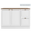 Ver imagem 4 de Tampo 27mm para Balcão de Cozinha 120cm Unna Yescasa Bege/Carvalho Oak