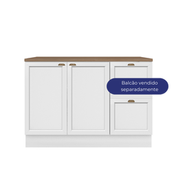 Tampo 27mm Para Balcão de Cozinha 120cm Unna Yescasa - 8