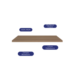 Tampo 27mm para Balcão de Cozinha 80cm Unna Yescasa - 4