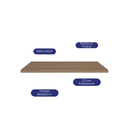 Ver imagem 4 de Tampo 27mm para Balcão de Cozinha 80cm Unna Yescasa Laranja/Carvalho Oak