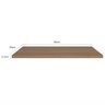 Tampo 27mm para Balcão de Cozinha 80cm Unna Yescasa - 3