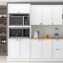 Ver imagem 3 de Paneleiro Torre Quente 3 Portas 2 Nichos para Forno Unna Yescasa