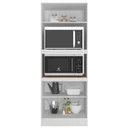 Ver imagem 5 de Paneleiro Torre Quente 3 Portas 2 Nichos para Forno Unna Yescasa
