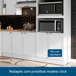 Paneleiro Torre Quente 3 Portas 2 Nichos para Forno Unna Yescasa - 11