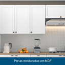 Ver imagem 7 de Armário de Cozinha Aéreo 3 Portas 120cm Unna Yescasa Branco