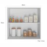 Armário de Cozinha Aéreo 80cm 2 Portas Unna Yescasa - 5