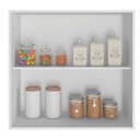 Ver imagem 3 de Armário de Cozinha Aéreo 80cm 2 Portas Unna Yescasa Branco