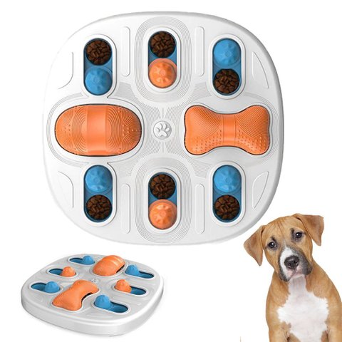 Brinquedo Comedouro Interativo Cachorro Pet Cao Petisco Raçao Quebra Cabeça Comida Comportamento Mor