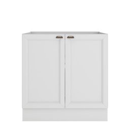 Balcão de Cozinha 80cm 2 Portas sem Tampo Unna Yescasa - 3