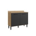 Ver imagem 3 de Balcão Gabinete com Tampo 2 Portas Supreme GraLar