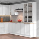 Ver imagem 2 de Cristaleira Dupla 4 Portas com Vidro Unna Yescasa