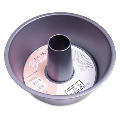 Forma Redonda Aço Carbono Bakery Ø26,5cm Uc125-03 - Hercules