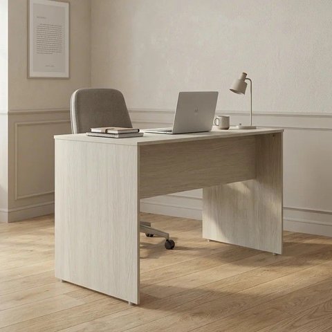 Escrivaninha Mesa de Escritório 120x60cm Studio Legno Crema Bege