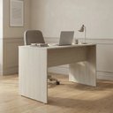 Ver imagem 1 de Escrivaninha Mesa de Escritório 120x60cm Studio Legno Crema Bege