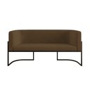 Ver imagem 5 de Kit Sofá 2 Lugares + 2 Poltronas para Recepção – Balaqui Cor:marrom