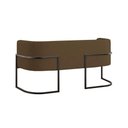 Ver imagem 6 de Kit Sofá 2 Lugares + 2 Poltronas para Recepção – Balaqui Cor:marrom