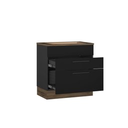 Balcão em Aço de Cozinha 80cm com Tampo para Cooktop 5 Bocas 2 Gavetas Exclusive Itatiaia - 3