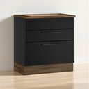 Ver imagem 2 de Balcão Cozinha em Aço 2 Gavetas 80cm com Tampo para Cooktop 5 Bocas Rodapé PVC Exclusive Itatiaia