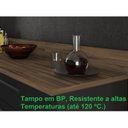 Ver imagem 7 de Balcão Cozinha em Aço 2 Gavetas 80cm com Tampo para Cooktop 5 Bocas Rodapé PVC Exclusive Itatiaia Preto/Grafite/Matt