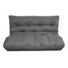 Futon 02 Lugares Slim 128x188x10cm - Cor Cinza - 3
