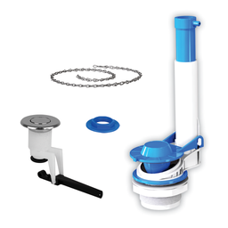 Mecanismo Saída De Agua Reparo Caixa Acoplada Universal Com Válvula De Descarga Simples Superior - 1