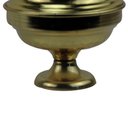 Ver imagem 5 de Bomboniere Potiche Decorativo em Metal Dourado para Doce - 14x9cm