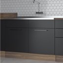 Ver imagem 1 de Balcão em Aço de Cozinha com Pia Inox 2 Portas Rodapé Exclusive Itatiaia