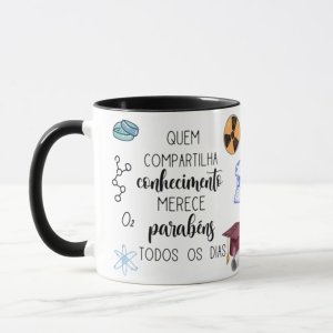 Caneca de Presente Dia dos Professores Professora de Química