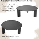 Ver imagem 4 de Mesa de Centro Chanfrada Pe Madeira Nero Preto 28018 Artesano
