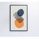 Ver imagem 7 de Quadro Abstrato Círculos 2 - 60x90 Cm - Tecido Canvas