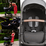 Carrinho de Bebe Bebe Conforto Base Isofix Kiddo Cosmos Grafite - 4