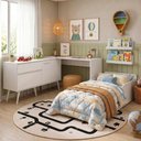 Ver imagem 6 de Kit Cama Infantil Montessoriana com Escrivaninha e Colchão Incluso Lume Multimóveis MP4824 Branco