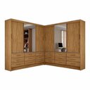 Ver imagem 3 de Closet Sevilha 6 Portas Casal Duplo Plus 18 Gavetas Carioca Cinamomo