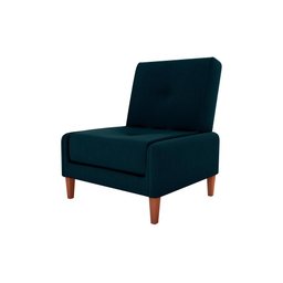 Poltrona Decorativa Sala Salão Escritório Blanca Suede Petróleo Matrix - 1