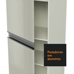 Paneleiro Madesa Smart 100% MDF 2 Portas Branco Brilho Cor:Branco - 6 Paneleiro Madesa Smart 100% MDF 2 Portas Branco Brilho Cor:Branco - 6