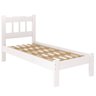 Cama Solteiro New Perola Madeira Maciça Cor Branco - 1