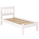 Ver imagem 1 de Cama Solteiro New Perola Madeira Maciça Cor Branco