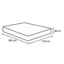Ver imagem 2 de Cama Box Crc King + Colchão Molas Pocket Castor Silver Star 193x203