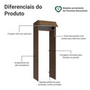 Ver imagem 3 de Porta-geladeira 73 Cm 1 Porta Basculante Rustic Stella Madesa