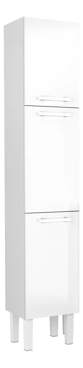 Conjunto Cozinha Completo para Pia 1,50metros Gabinete 3 Gavetas + Aéreo + Paneleiro 100% em Aço - V - 8