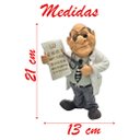 Ver imagem 2 de Decoração Miniatura Caricatura De Profissão Oftalmologista Em Resina 21cm