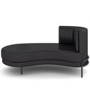Ver imagem 6 de Sofá Chaise Longue Sala de Estar Living Lucca Esquerdo D02 Couríssimo Preto B-159 - Lyam Decor
