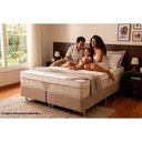 Ver imagem 2 de Cama Box Crc King +Colchão Molas Super Pocket Elegant Ortobom 193x203
