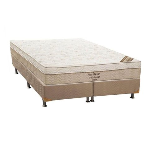 Cama Box Crc King +Colchão Molas Super Pocket Elegant Ortobom 193x203