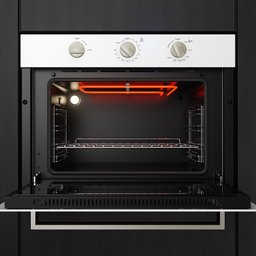 Forno Elétrico de Embutir Fischer Infinity 50L Branco 127V - 4