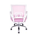 Ver imagem 4 de Kit 2 Cadeiras de Escritório Begonia Tela Mesh Ergonômico Rosa