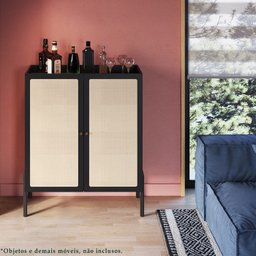 Balcao Cafe Bar 2 Portas 93 Cm Pes Madeira 27929 Oslo Nero Artesano - 7