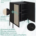 Ver imagem 3 de Balcao Cafe Bar 2 Portas 93 Cm Pes Madeira 27929 Oslo Nero Artesano