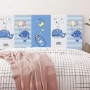 Ver imagem 3 de Cabeceira Cama Box Solteiro Casal Modular Estofada Auto Colante