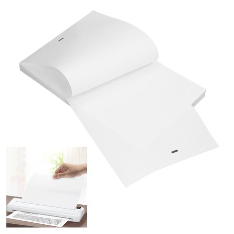 Papel Termico A4 100 Folhas Impressora Termica Bluetooth Trabalho Nota Arquivo Processo Advogado Esc